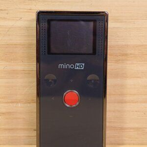 Flip Video MinoHD F460B Camcorder | 4GB HD 720p, Tested & Working, Black